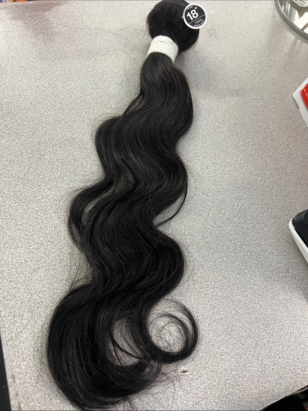 Natural Wave 18" Black Hair Extension Bundle